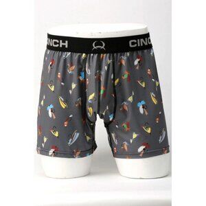 Cinch Men's Medium Fly Fishing Lure Loose Boxer Brief Underwear